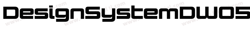 DesignSystemDW05 900R Regular字体转换